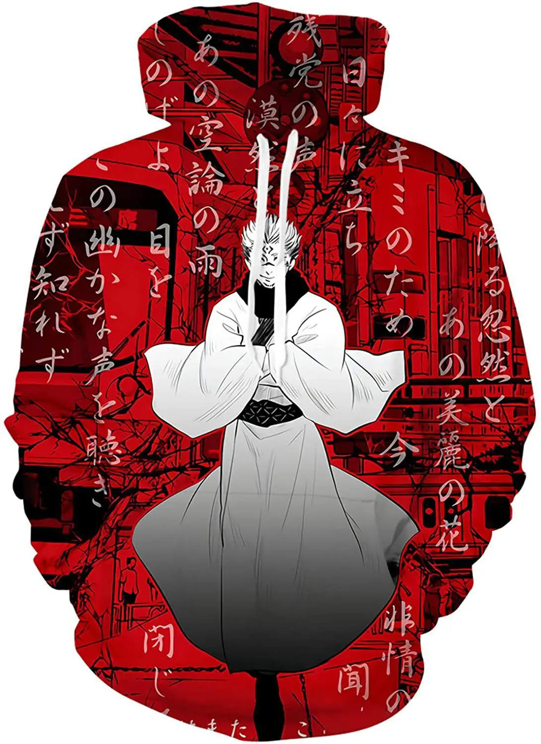 Anime Jujutsu Kaisen Yuji Hoodie Gojo Satoru Sweatshirt