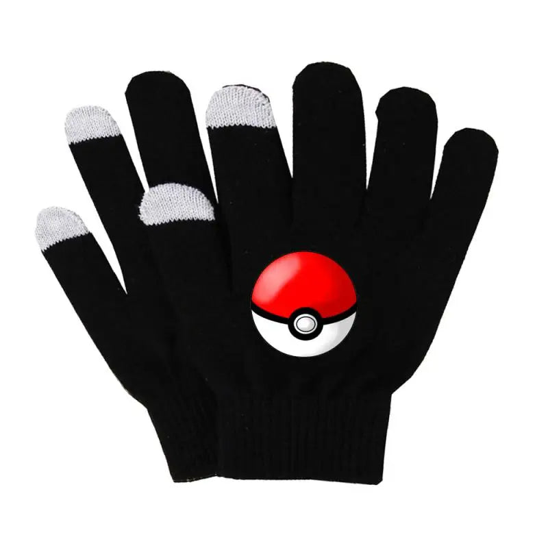 Pokémon Knitted Touch Screen Gloves