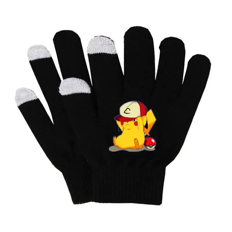 Pokémon Knitted Touch Screen Gloves