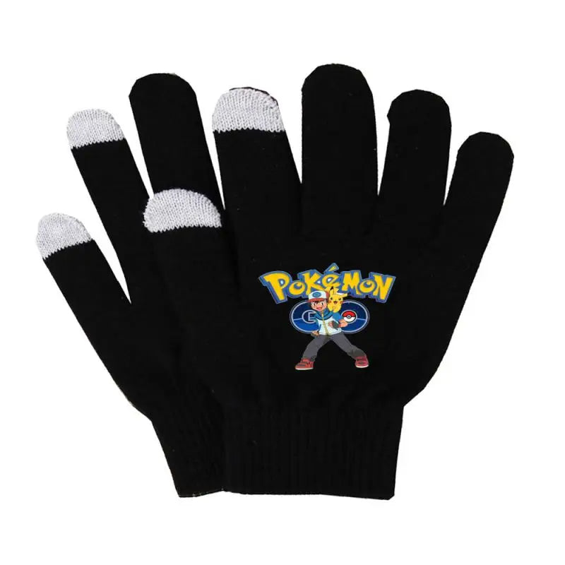 Pokémon Knitted Touch Screen Gloves