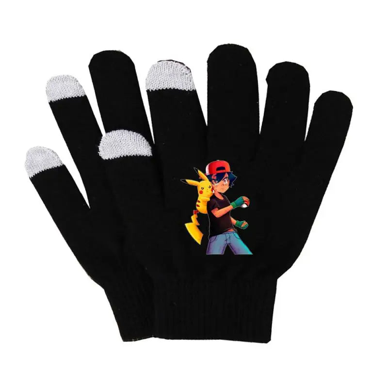 Pokémon Knitted Touch Screen Gloves