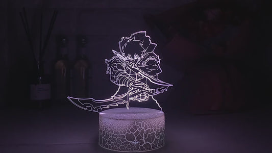 Solo Leveling 3D Lamp