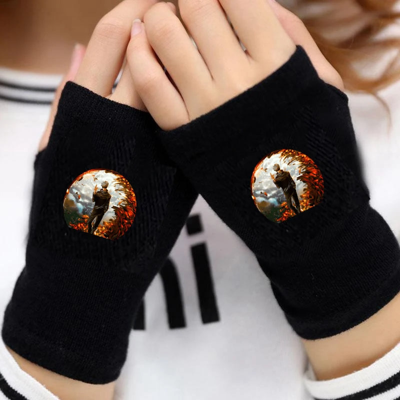 Jujutsu Kaisen Fingerless Arm Warmer Gloves