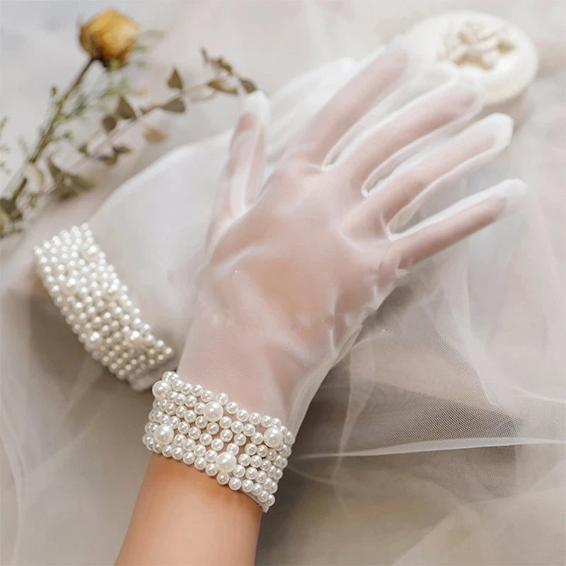Super Fairy Bride Gloves with Bowknot