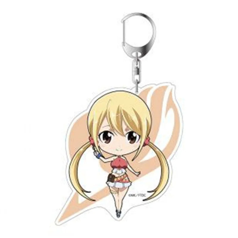 Fairy Tail Anime Keychains Set