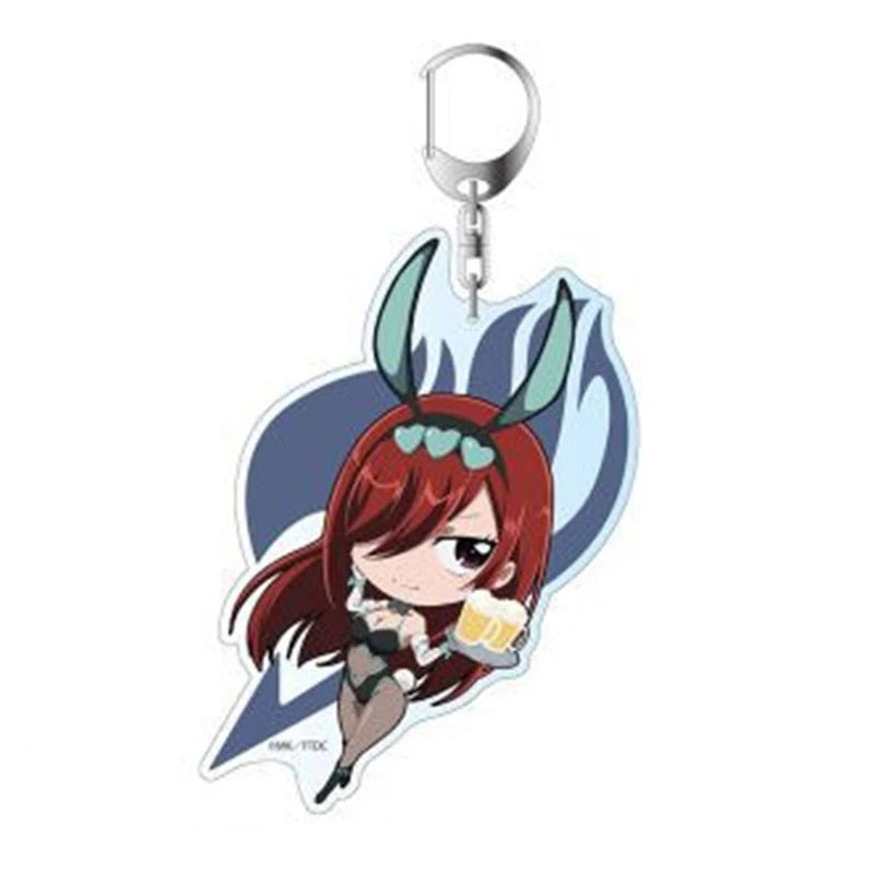 Fairy Tail Anime Keychains Set