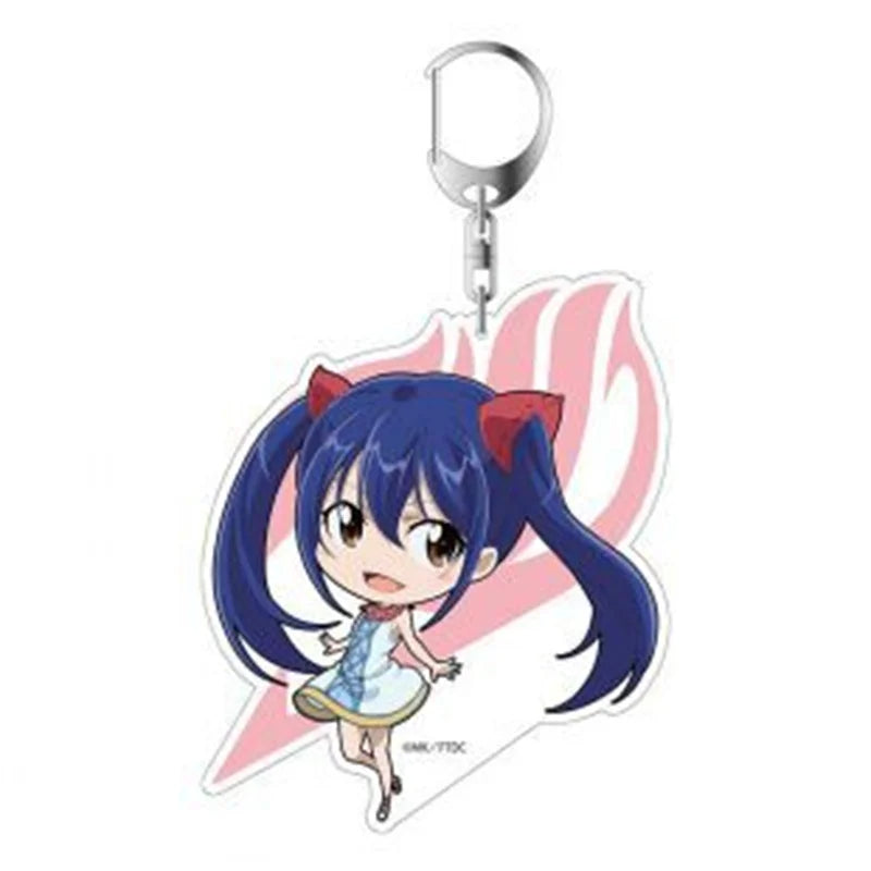 Fairy Tail Anime Keychains Set