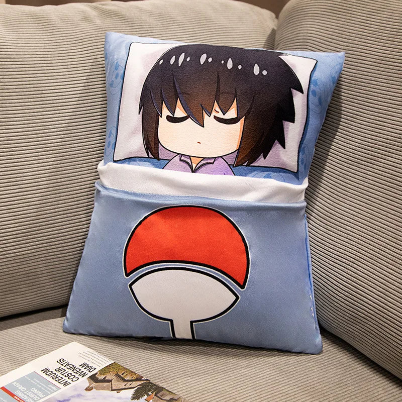 Naruto Q Version Kakashi Plush Doll - Soft Pillow