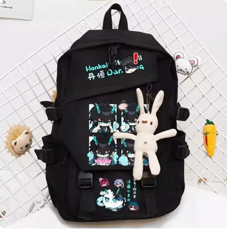 Honkai Star Rail Dan Heng School Backpack