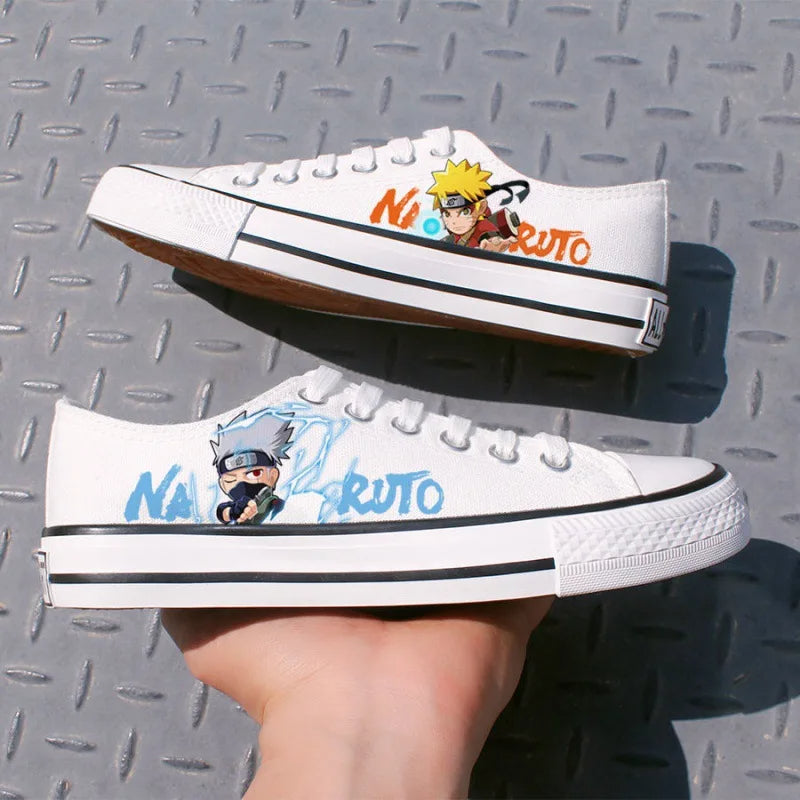 Naruto Uchiha Itachi Black Canvas Sneakers