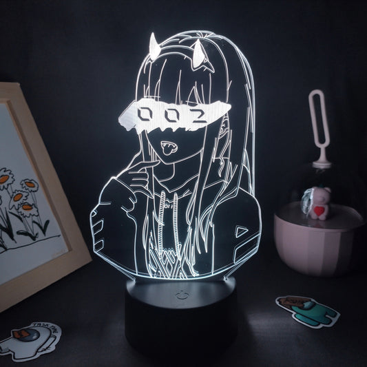 3D Led night Darling In The Franxx Anime