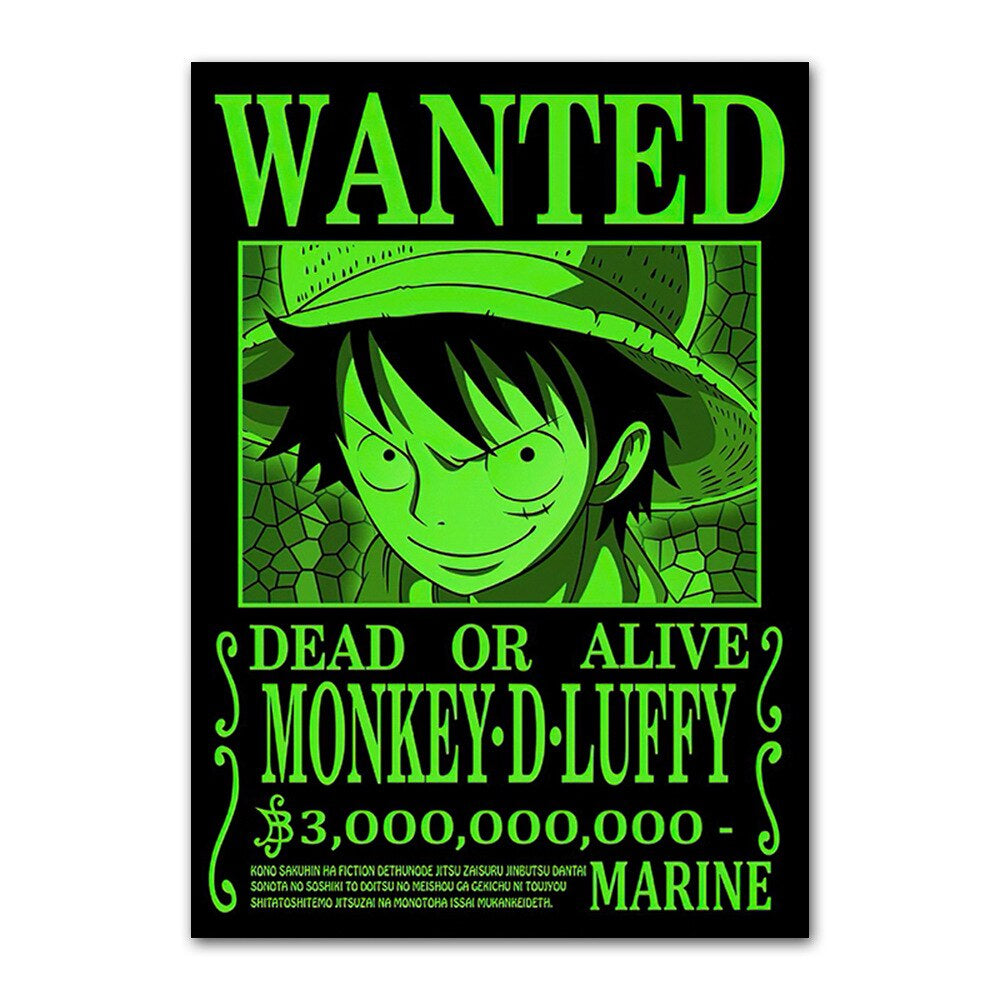 One Piece Wanted Posters
