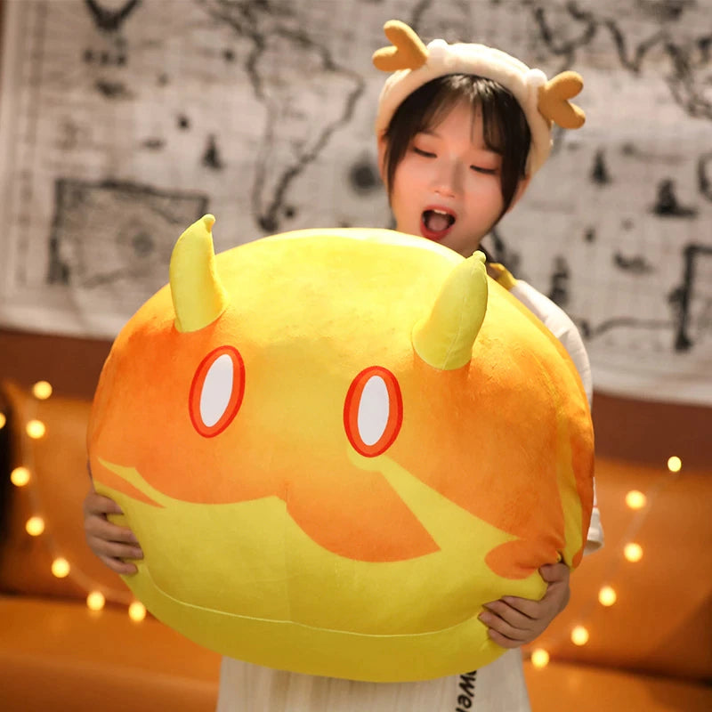 Genshin Impact Slime Plush Pillow With Hand Warmers