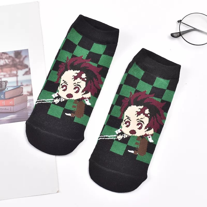 Demon Slayer 5 Pairs Socks - Anime Fantasy Land