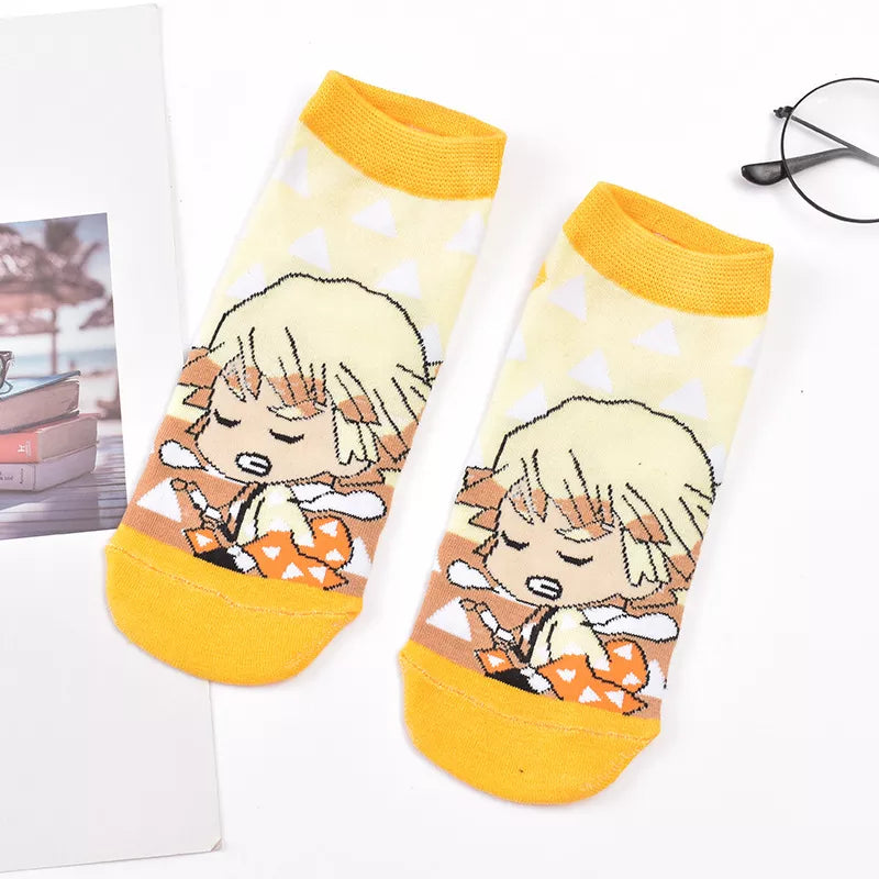 Demon Slayer 5 Pairs Socks - Anime Fantasy Land