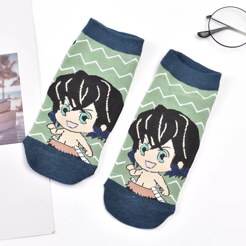 Demon Slayer 5 Pairs Socks - Anime Fantasy Land