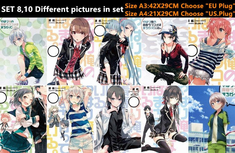 My Teen Romantic Comedy SNAFU Poster Stickers