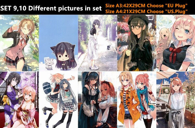 My Teen Romantic Comedy SNAFU Poster Stickers