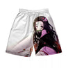 Demon Slayer Beach Shorts With Pocket - Anime Fantasy Land