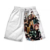 Demon Slayer Beach Shorts With Pocket - Anime Fantasy Land