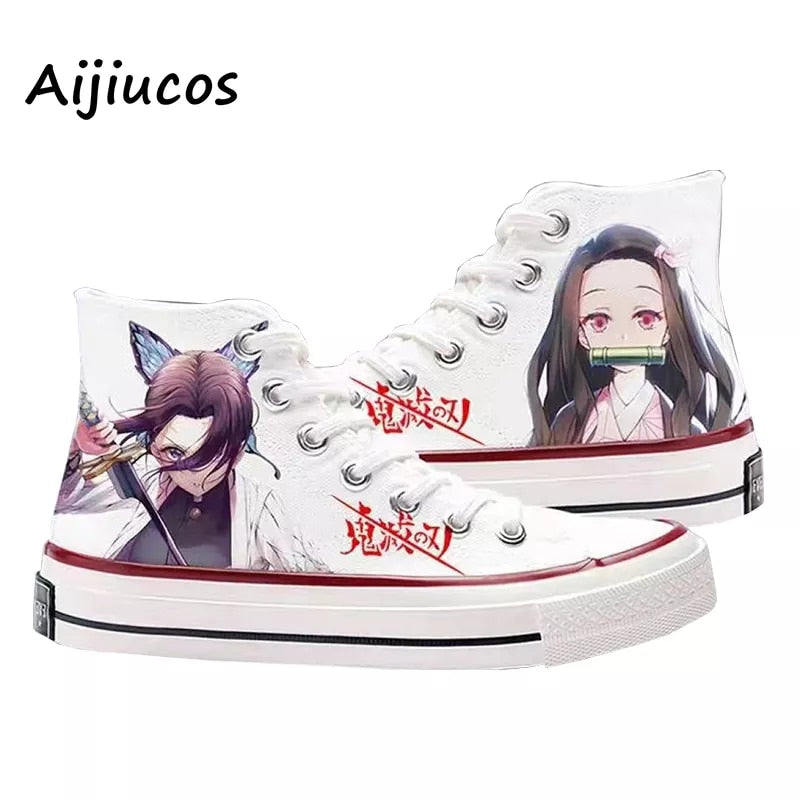 Demon Slayer Fashion High-top Boots - Anime Fantasy Land