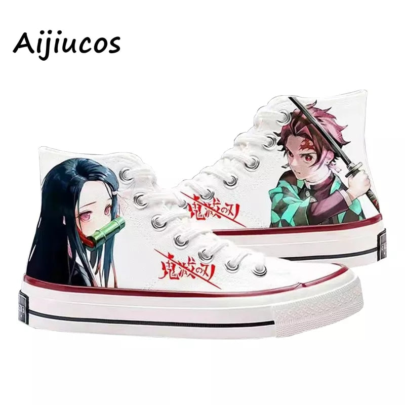 Demon Slayer Fashion High-top Boots - Anime Fantasy Land