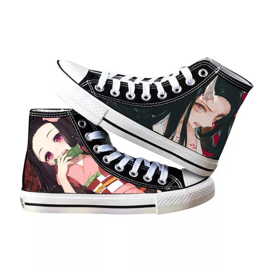 Demon Slayer Fashion High-top Boots - Anime Fantasy Land