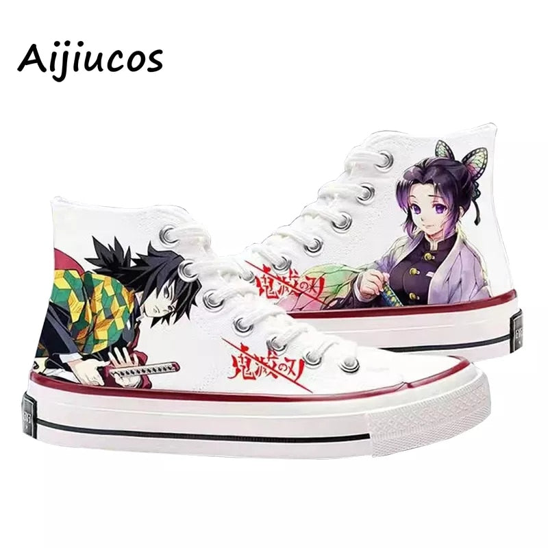 Demon Slayer Fashion High-top Boots - Anime Fantasy Land