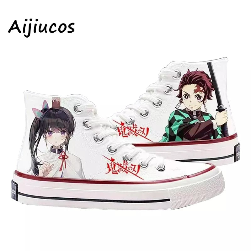 Demon Slayer Fashion High-top Boots - Anime Fantasy Land