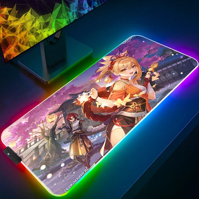 Genshin Impact RGB Mousepad
