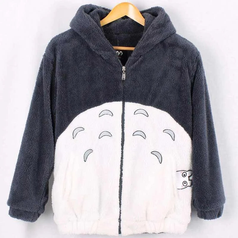 Totoro Plush Warm Comfy Jacket