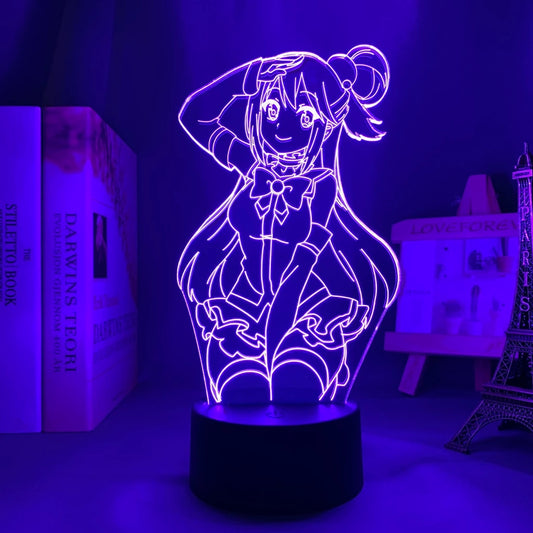 3D LED Night Aqua