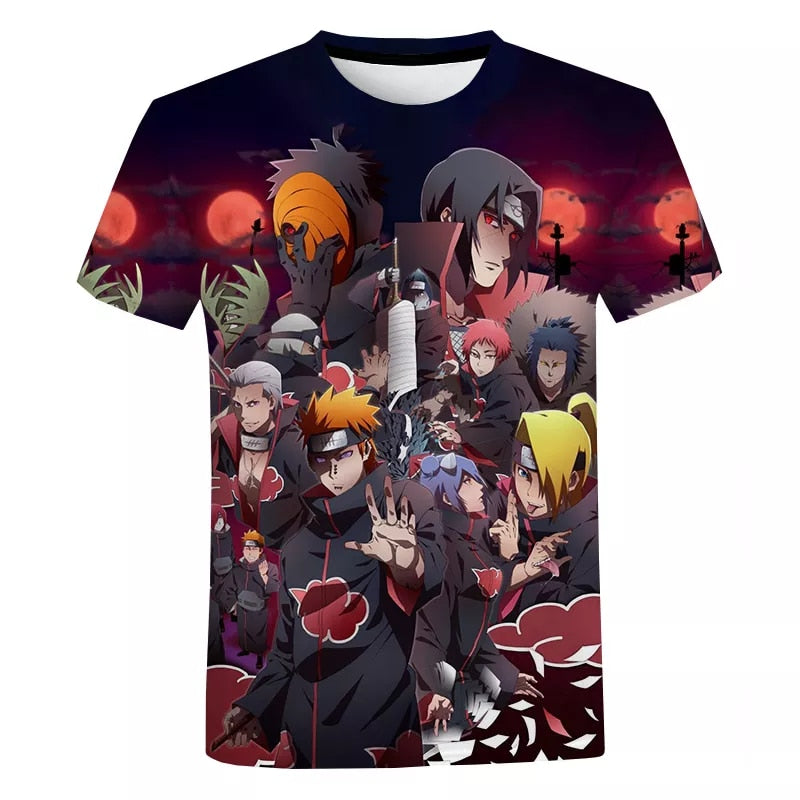 Demon Slayer Short Sleeved 3D Print T-Shirt - Anime Fantasy Land