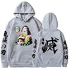 Demon Slayer Oversized Long Sleeve Sweatshirt - Anime Fantasy Land