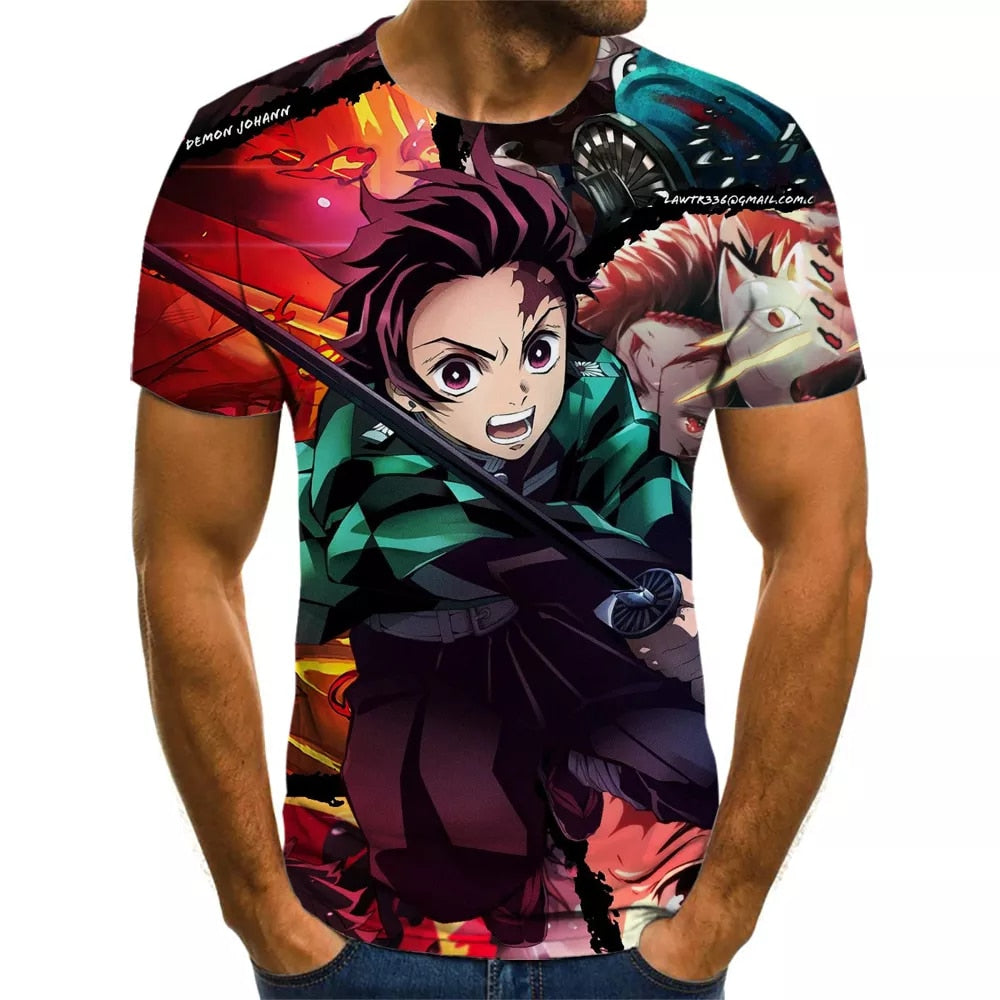 Demon Slayer Anime T-Shirt - Anime Fantasy Land