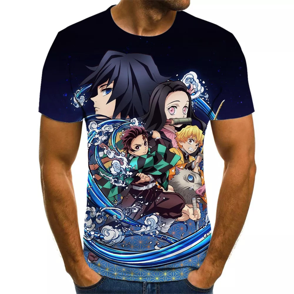 Demon Slayer Anime T-Shirt - Anime Fantasy Land