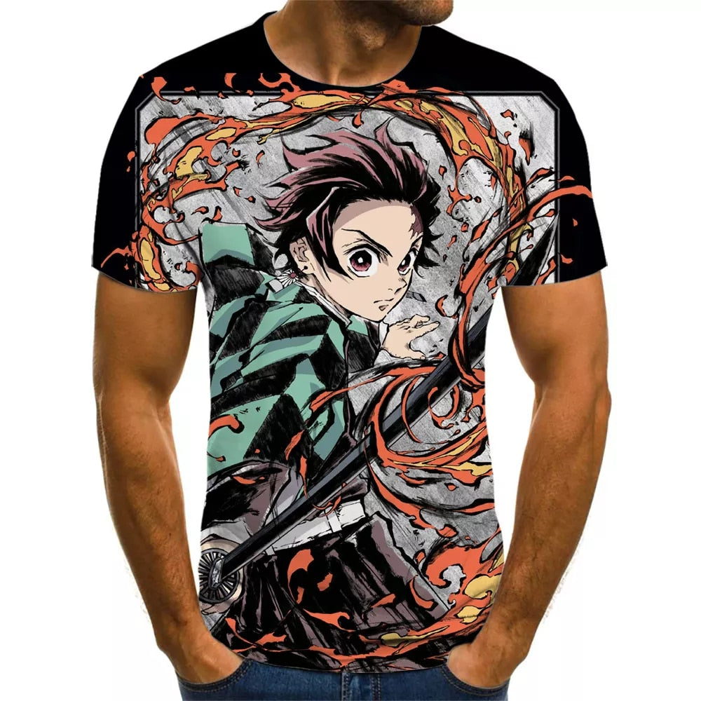 Demon Slayer Anime T-Shirt - Anime Fantasy Land