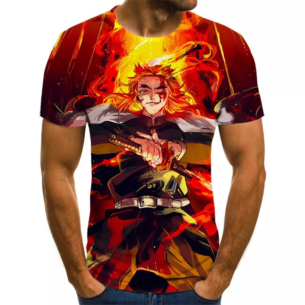 Demon Slayer Anime T-Shirt - Anime Fantasy Land