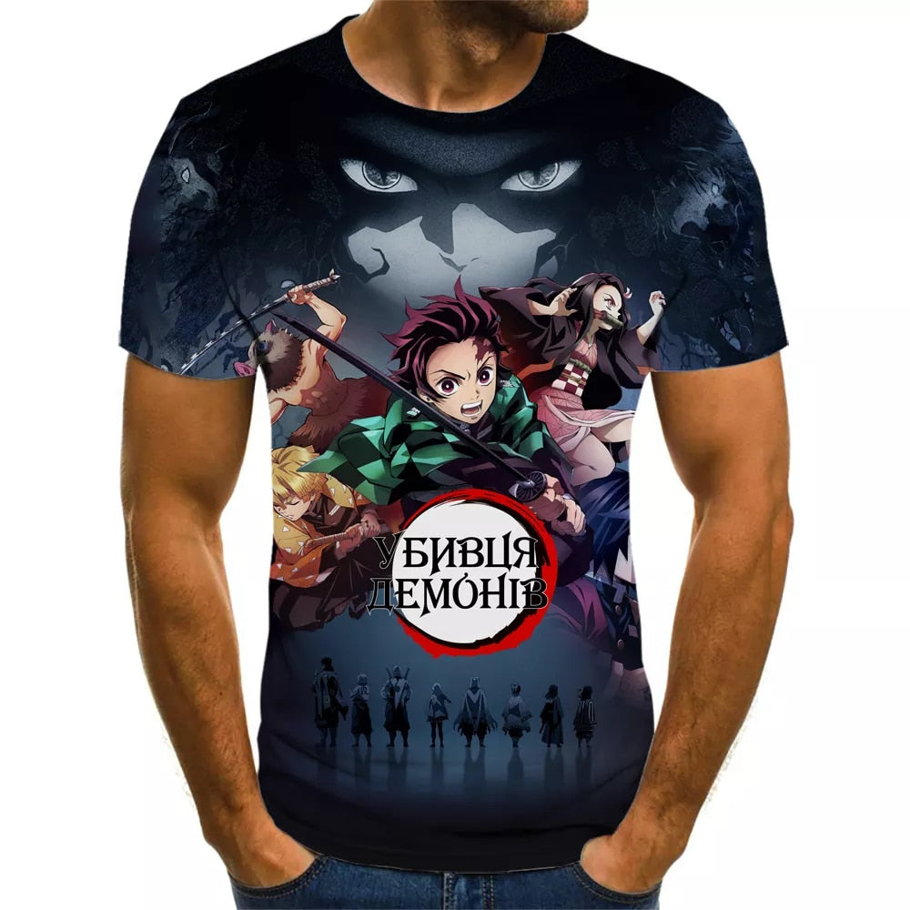 Demon Slayer Anime T-Shirt - Anime Fantasy Land