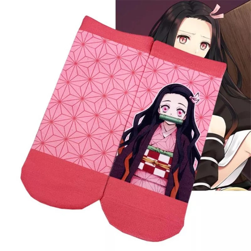 Demon Slayer Cartoon Cotton Socks Set - Anime Fantasy Land