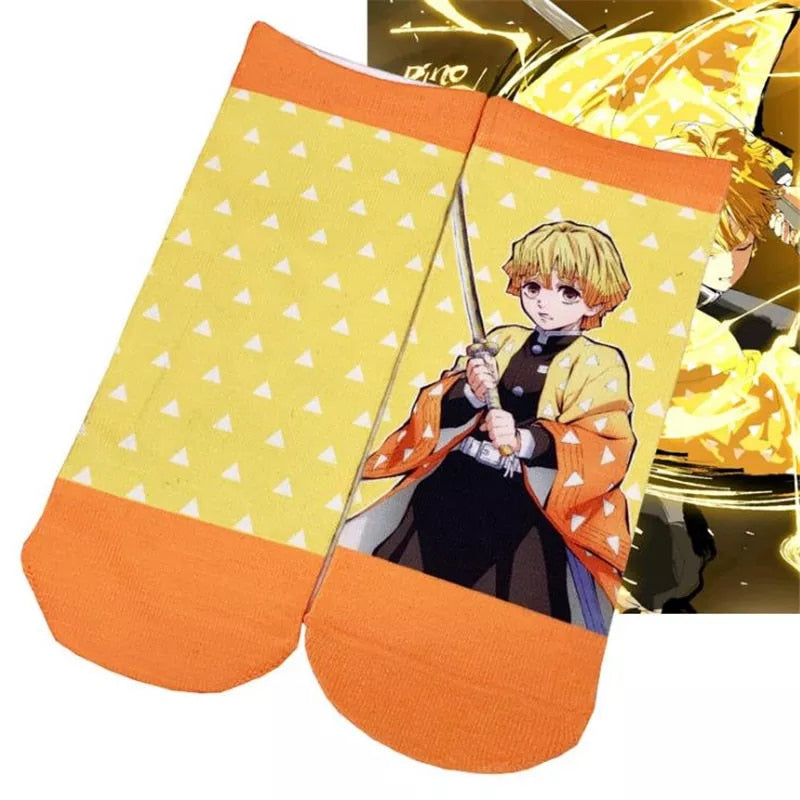 Demon Slayer Cartoon Cotton Socks Set - Anime Fantasy Land