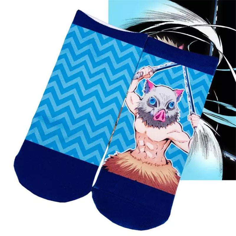 Demon Slayer Cartoon Cotton Socks Set - Anime Fantasy Land