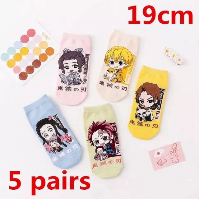 Demon Slayer Cosplay Prop Cartoons Socks - Anime Fantasy Land