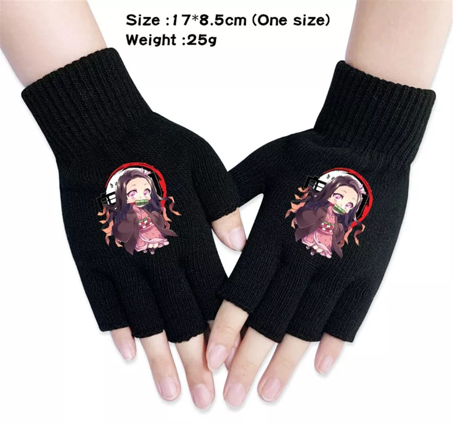 Demon Slayer Cosplay Cartoon Gloves - Anime Fantasy Land