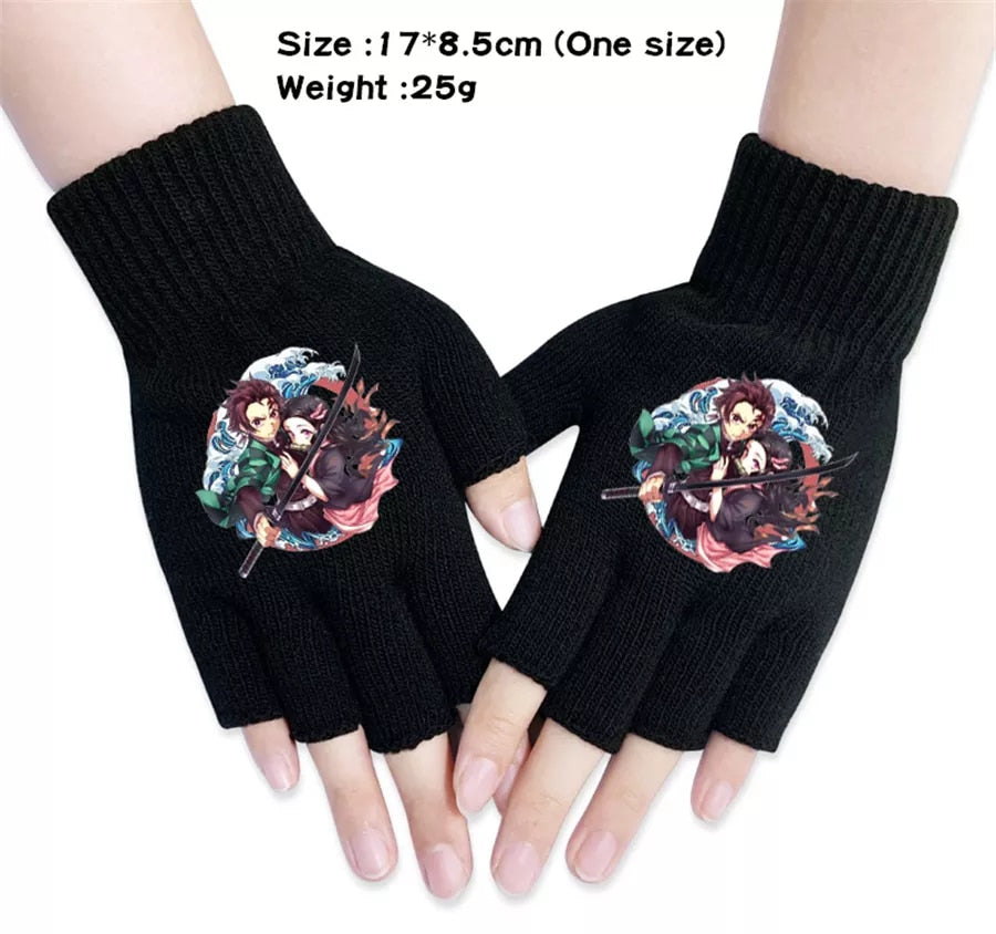 Demon Slayer Cosplay Cartoon Gloves - Anime Fantasy Land