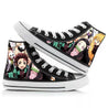 Demon Slayer Print Canvas Shoes - Anime Fantasy Land