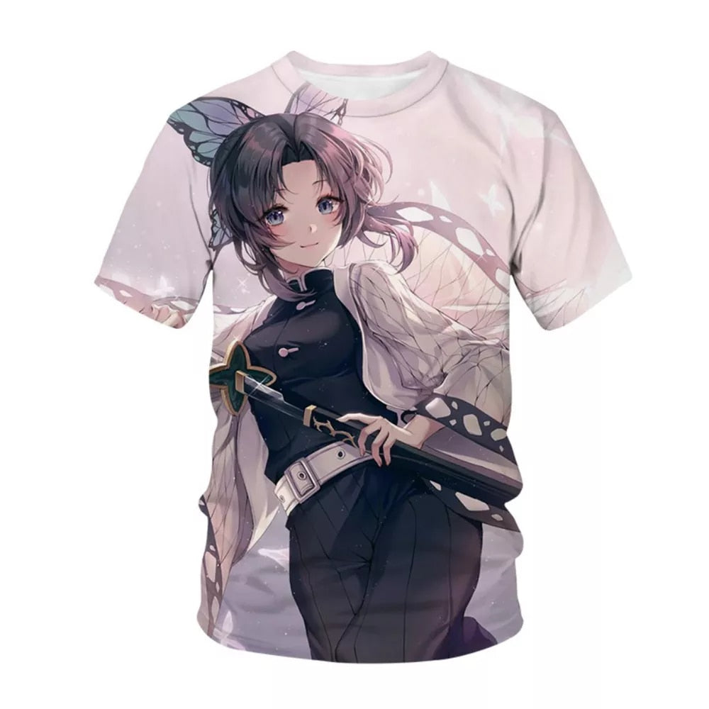 Demon Slayer Printing T-Shirt - Anime Fantasy Land