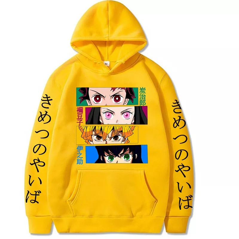 Demon Slayer Printed Sweatshirt - Anime Fantasy Land