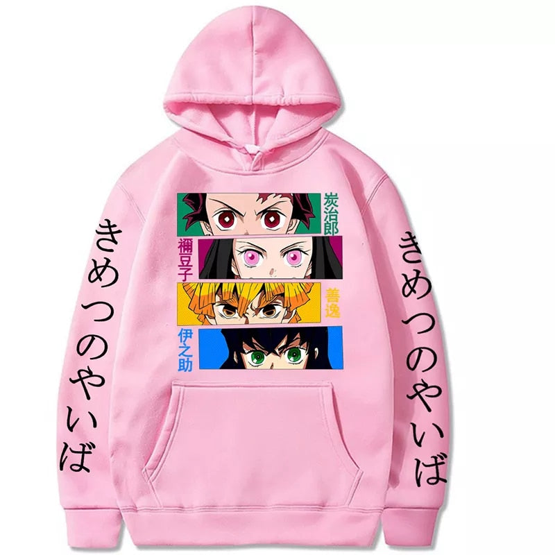 Demon Slayer Printed Sweatshirt - Anime Fantasy Land