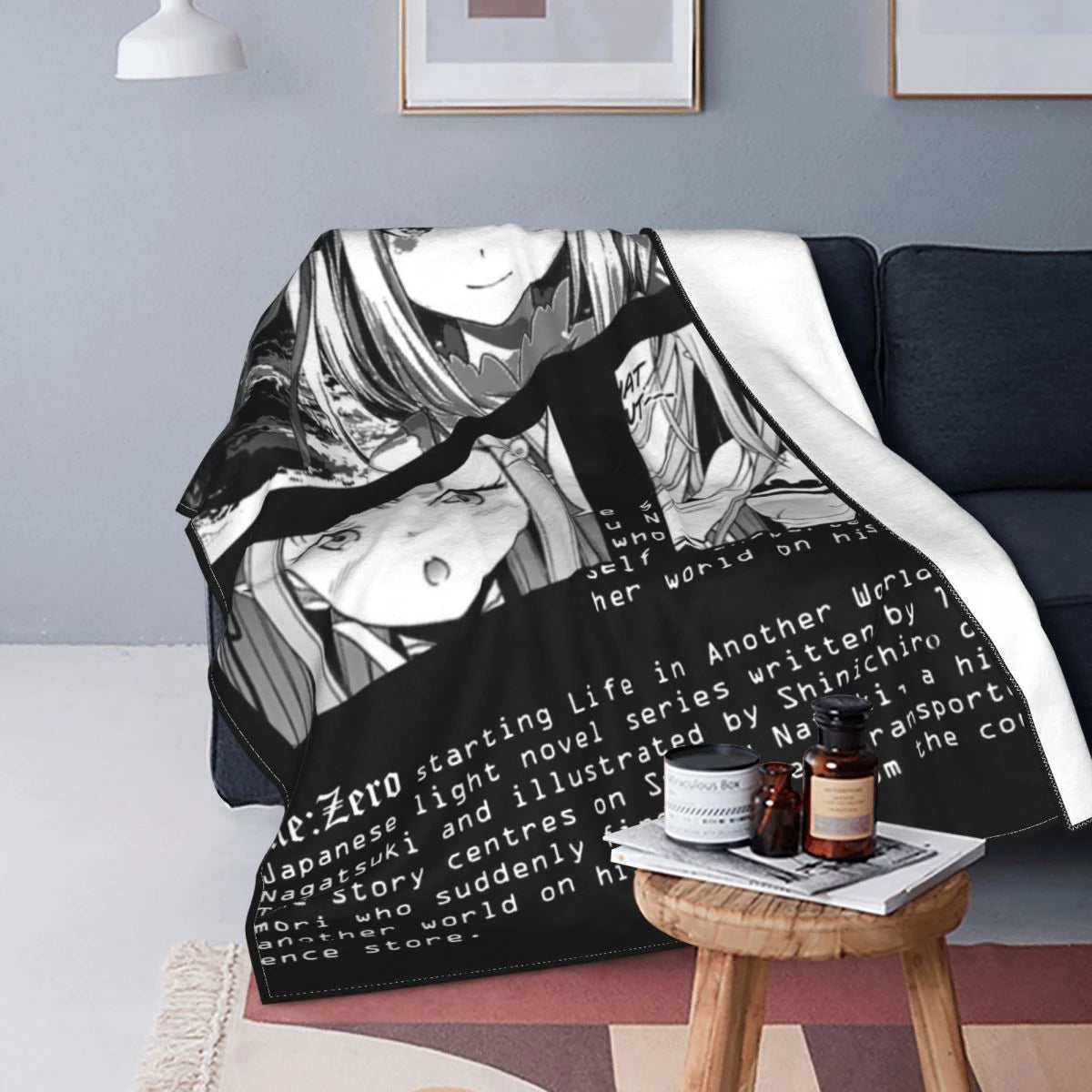 Re:Zero Emilia Fluffy Blanket - Anime Fantasy Land